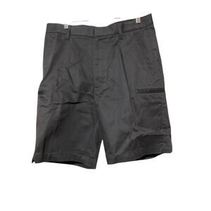 Oobe Mens Shorts 34 Gray Waist Cargo Office Classic Wrinkle Uniform NWOT